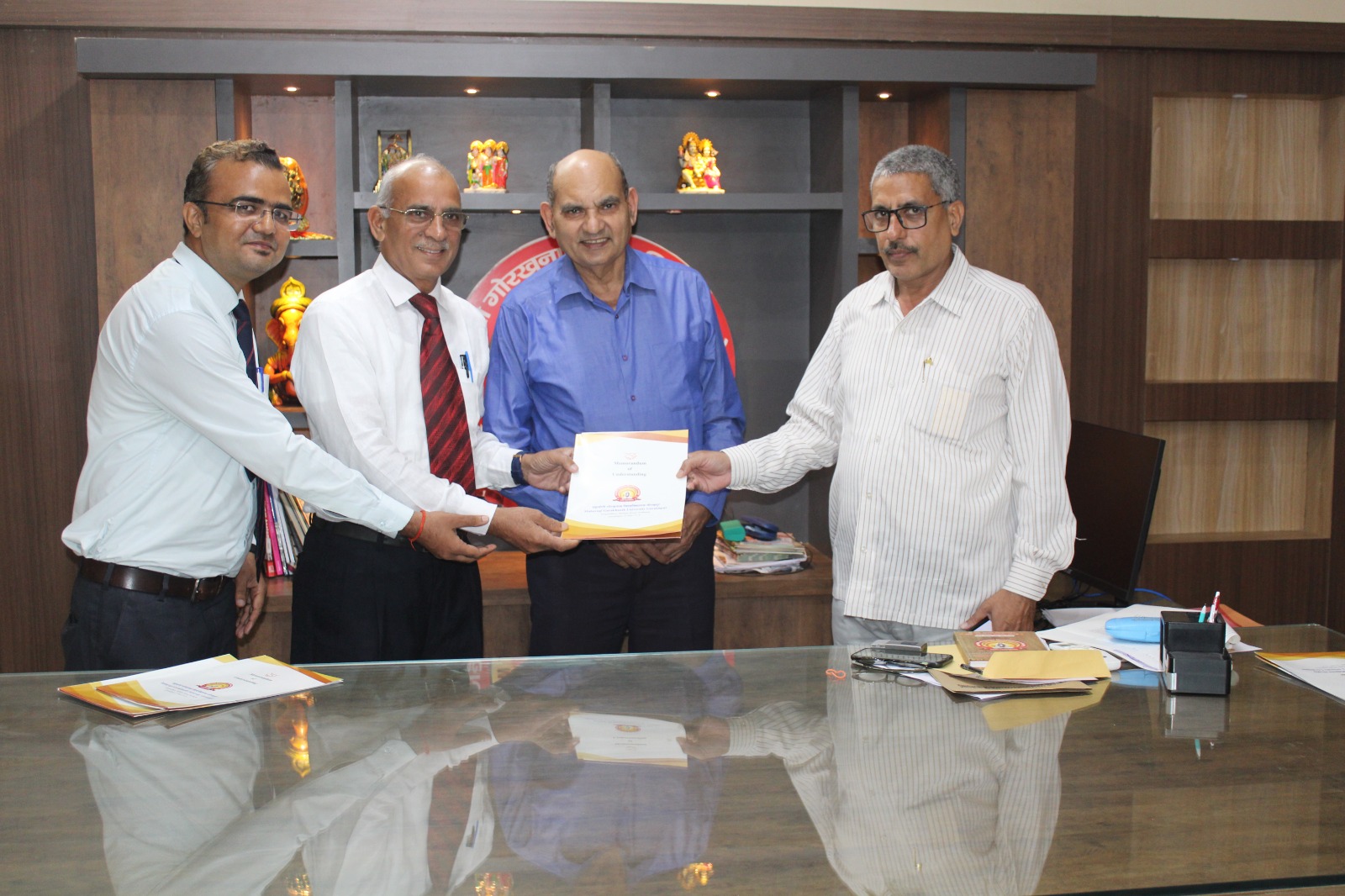 MOU With Mahayogi Gorakhnath University Gorakhpur [MGUG] on Drone Development with Our CEO